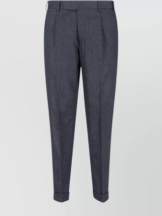 Pantaloni Torino cashmere straight-leg tailored trousers