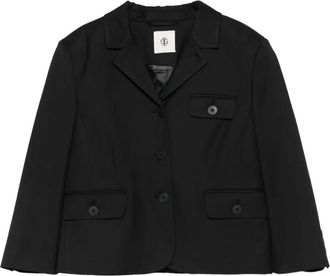 The Garment Giacca crop Pluto con bottoni - Nero