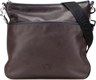 Loewe Pre-owned Cross Body Bags, female, Brown, Size: ONE SIZE Pre-owned Leather Crossbody Bag