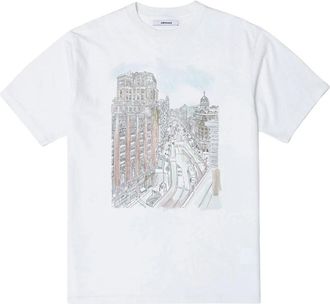 Edmmond Studios T-shirt - Heren - T-shirts - Wit - L - Tops
