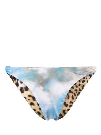 Roberto Cavalli reversible bikini bottoms - Blue