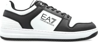 Emporio Armani Sneakers Slasher con logo - Bianco