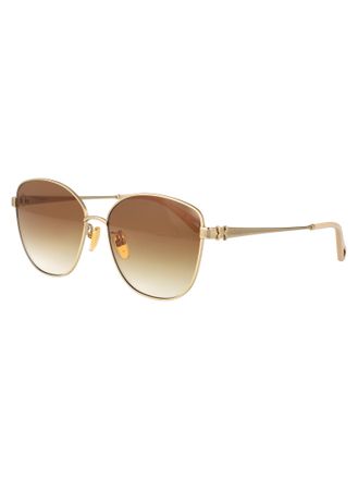 Chlo&eacute; CH0306SK Gradient Lens Metal Sunglasses - Gold