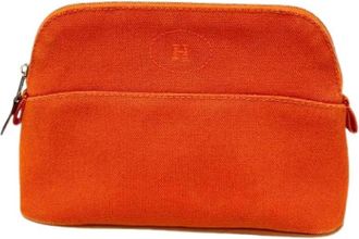 Herm&egrave;s Pre-owned Bolide Pouch - Dames - Vintage Accessoires - Oranje - ONE Size - Vintage