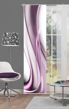 Home Wohnideen Schiebegardine »ONDA« Klettband 1 Stk. tlg. HxB: 245x60, inkl. Befestigungszubehör