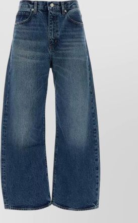Frame Denim denim the bow crop straight-leg jeans