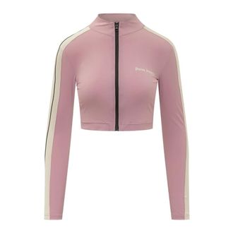 Palm Angels Training Jackets, female, Pink, Size: XS Logo Training Jkt