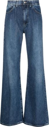 Dondup Amber low-rise wide-leg jeans - women - Lyocell - 30 - Blue