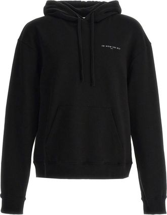 Ih Nom Uh Nit Black Logo Hood Sweatshirt