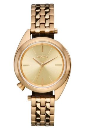 Nixon Eddy Bracelet Watch, 29mm in All Gold /Gold at Nordstrom