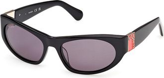 Max & Co. MO0151 01A Womens Sunglasses Size 55