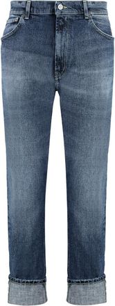 Dondup Blue Mid Rise Jeans