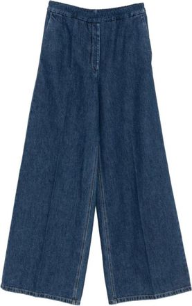 Forte_Forte Jeans, Dames, Blauw, S, Wide Jeans