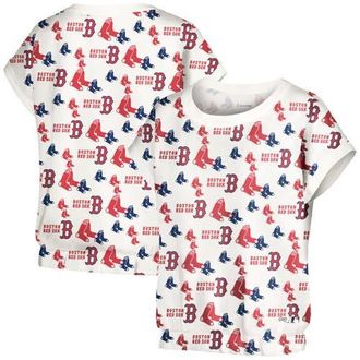 Lusso Womens Lusso White Boston Red Sox Madge Dolman Tri-Blend T-Shirt at Nordstrom, Size Xx-Large