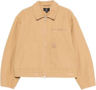 Represent Heaton Werkkleding Jas - Heren - Zomerjassen - Beige - L - Katoen - Jassen
