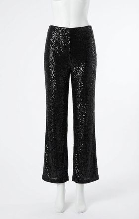 Z Supply Skylar Sequin Pant In Black