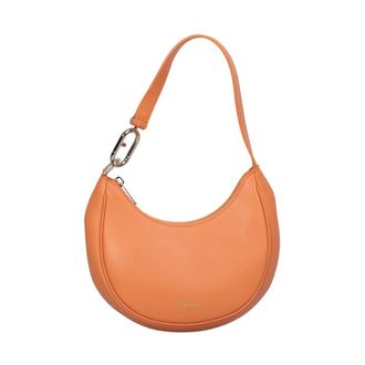 Furla Primavera S Schoudertas - Dames - Tassen - Oranje - Maat: ONE Size Leer
