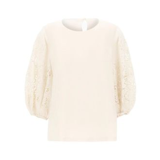 Max Mara Blouse - Dames - Blouses - Wit - XS - Overhemden