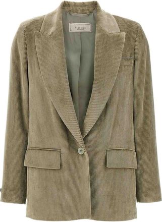 PESERICO Ribbed Velvet Blazer