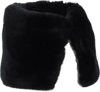 Antipast Fur Muffler Black