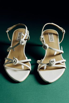 Badgley Mischka Orland Vine Slingback Kitten Heel Sandals