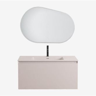 Sklum Sklum - Conjunto De Mueble De Ba&ntilde;o En Madera Con Lavabo Integrado Macrae