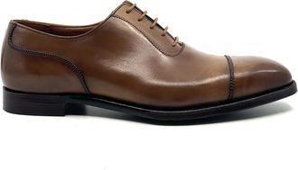 Crockett & Jones Egerton Richelieu - Heren - Nette schoenen - Bruin - 40 1/2 EU - Leer - Schoenen