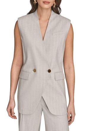 DKNY Pinstripe Vest in Vapor Multi at Nordstrom, Size 14