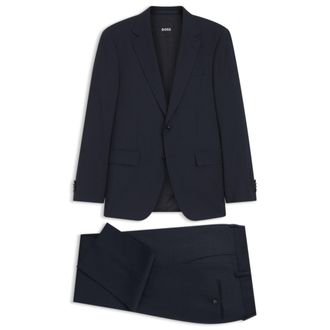 BOSS Two-piece slim-fit suit in virgin wool