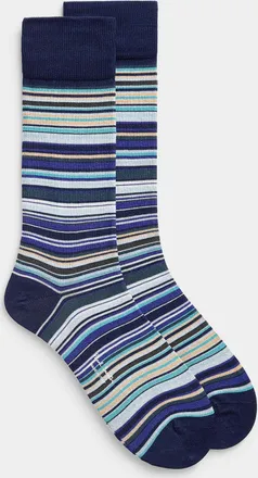 Paul Smith Mens Pinstripe dress socks
