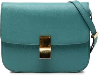 Celine Pre-owned Cross Body Bags, female, Blue, Size: ONE SIZE Pre-owned Vintage Cross Body Bag