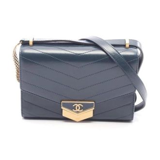 Chanel Pre-owned Shoulder Bag - Dames - Pre-owned - Groen - Maat: ONE Size Leer