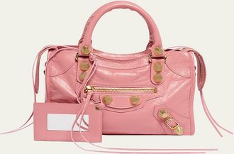 Balenciaga Le City Small Leather Top-Handle Bag