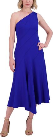 Vince Camuto One Shoulder Solid Maxi Dress