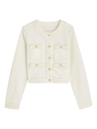 Paige pocket button jacket - Toni neutri
