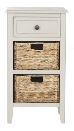 Safavieh Muebles de almacenaje de pinewood gris