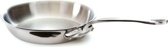 Bloomingdale's MCook 11 Inch Stainless Steel Round Frying Pan in Silver at Nordstrom