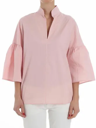 Fuzzi Pink cotton blouse