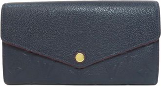 Louis Vuitton Marine Rouge Monogram Empreinte Long Wallet (Bi-Fold) (Pre-Owned)