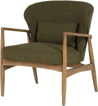 Adda Home Butaca marron de poliéster 71x73x74cm