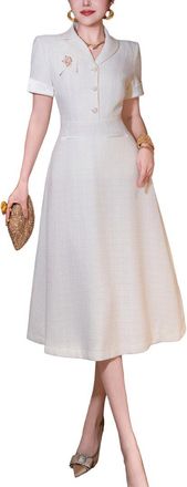 Burryco Short Sleeve Midi Dress
