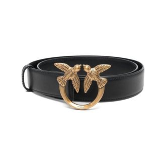 Pinko Riemen - Dames - Riemen - Zwart - ONE Size - Leer - Accessoires