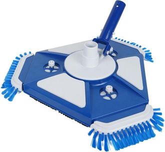 OEM Cabezal De Succi&oacute;n Para Piscina Mejorado, Cabezal De Succi&oacute;n Resistente Con Cepillo Lateral Y Adaptador De Manguera Giratorio Universal, Cabezal De Su