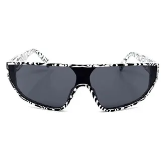 Celine CL40195I04A Zebra-Stripe Frame Sunglasses - Black