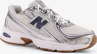 New Balance Mens Low-Top Sneakers 740 Mesh White Polyester Trainers