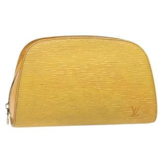 Louis Vuitton Pre-owned Cuoio pouches - - Pre-owned - Donna - Giallo - ONE SIZE