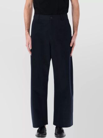 STUDIO NICHOLSON tailored trouser with functional pockets and loops