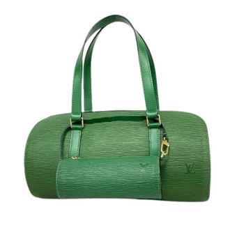 Louis Vuitton Pre-owned Vintage Handtas - Dames - Pre-owned - Groen - Maat: ONE Size Leer