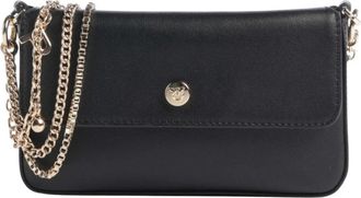 Pinko Phone Pocket Chain Vite - Dames - Schoudertassen - Zwart - ONE Size - Leer - Tassen