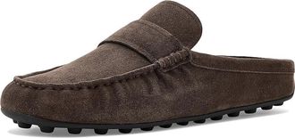 Vince Berkley Driver Mule/Clog Shoes Womens Flat Shoes Truffle : 6.5 M, Leather